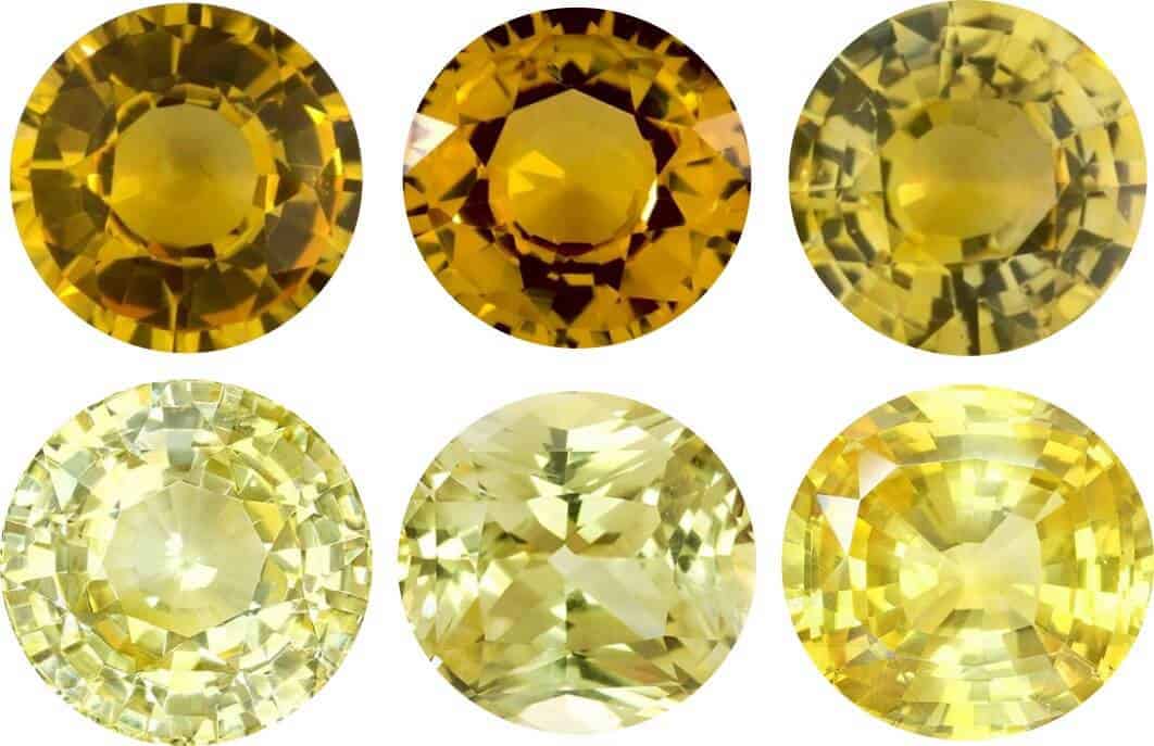 yellow-sapphires-different-secondary-color | Jewelry Guide