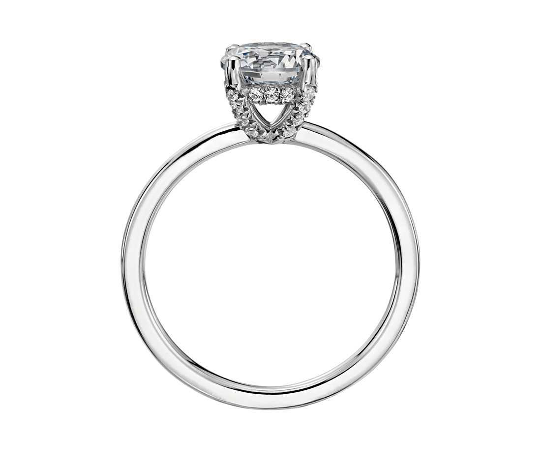 1.50ct GIA Certified Oval Cut Petite Wire Basket Solitaire Lab Grown D –  Liori Diamonds