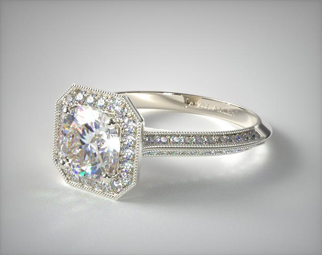 diamond-engagement-ring-square-james-allen | Jewelry Guide