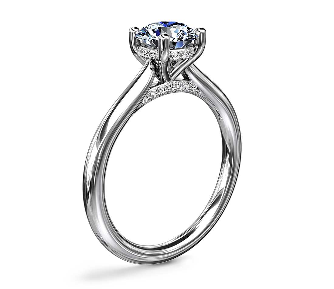 Whats A Hidden Halo Engagement Ring Jewelry Guide