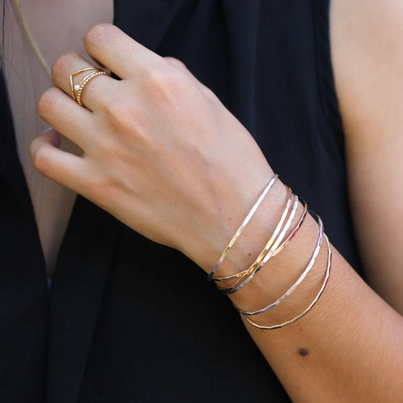 Basic Blend Rose Gold Bracelets - Jewelry By Bretta