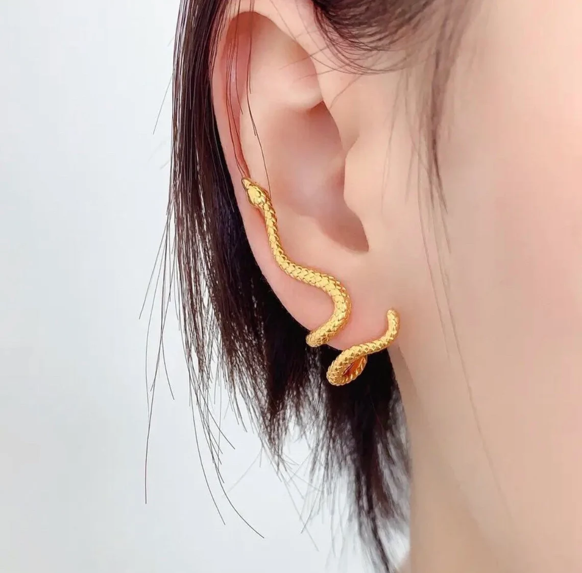 snake earrings