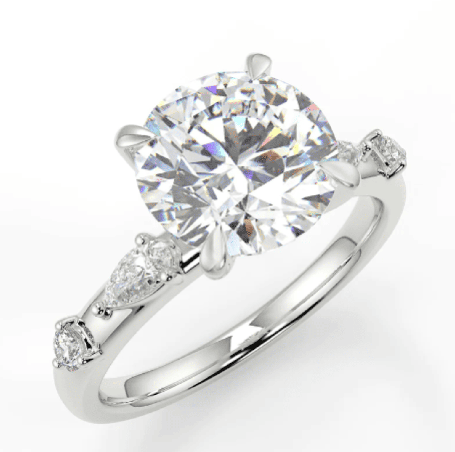 Round Cut Diamond Engagement Ring Liviadiamonds 1536x1526 